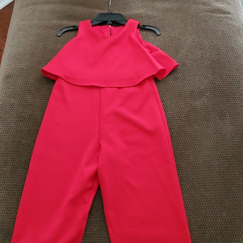 Red jumpsuit